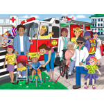 A4 "People who help us" 36 Piece Wooden Puzzle  A4 "People who help us" 36 Piece Wooden Puzzle